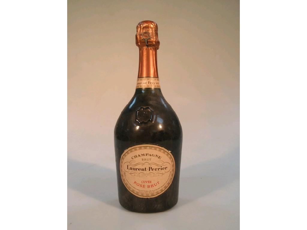 Appraisal: A single bottle of Lauren Perrier Cuv e Rose Brut