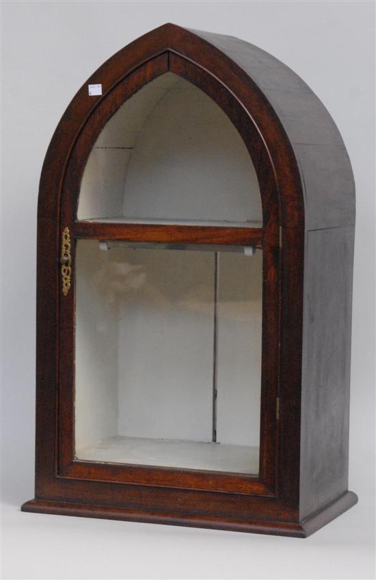 Appraisal: MAHOGANY VITRINE CABINET Property from the home of Westport Ct