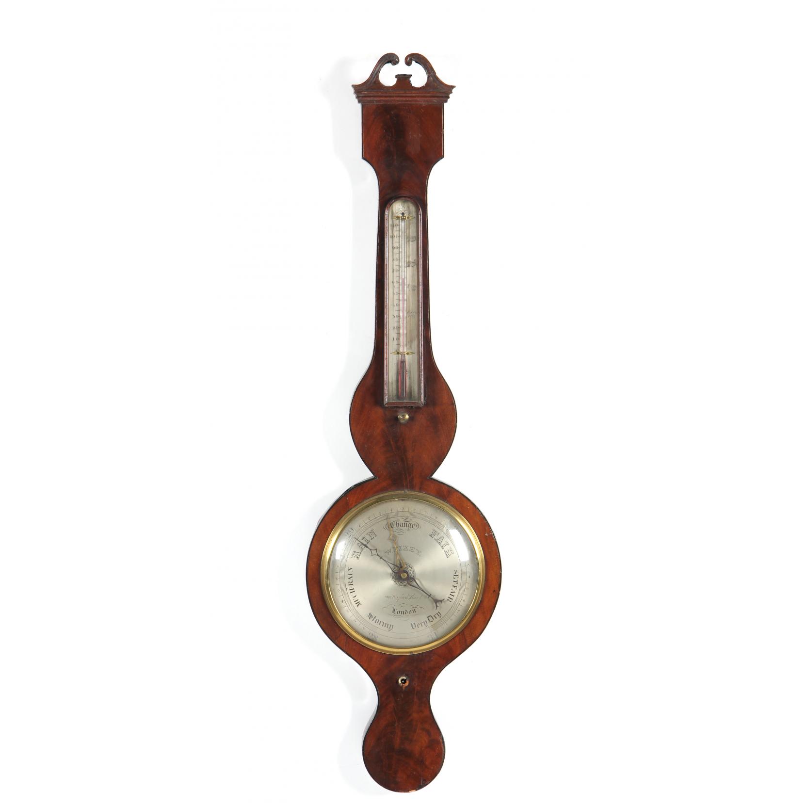 Appraisal: English Wheel Barometer by William Dixey of London th century