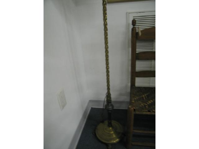 Appraisal: Brass Floor Lamp