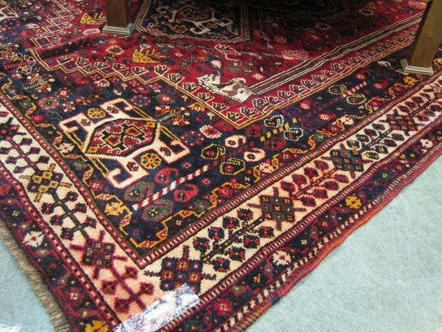 Appraisal: Afghan Design Room Size Oriental Rug x ' '' tea