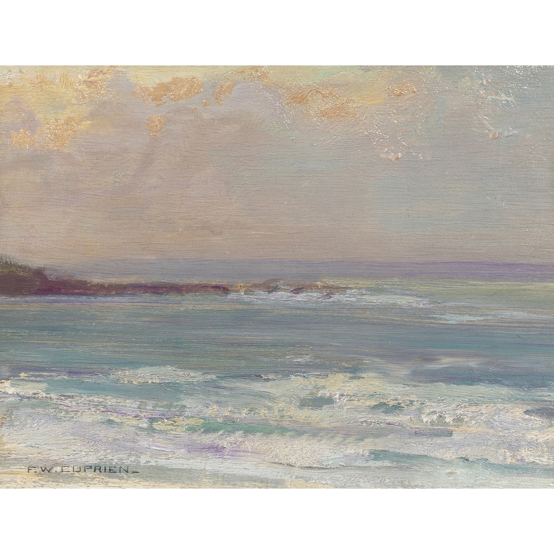 Appraisal: PAINTING FRANK CUPRIEN Frank Cuprien American - Laguna Beach Sunset