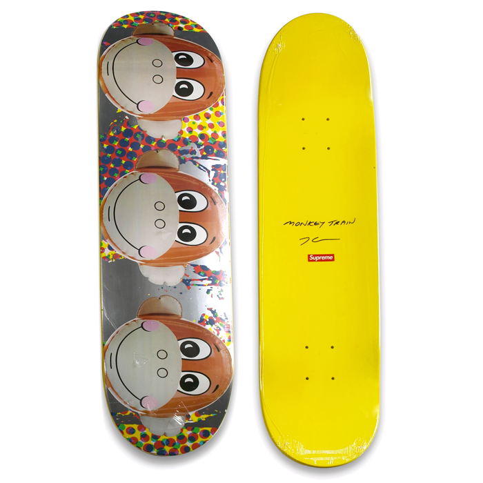 Appraisal: Jeff Koons skateboard deck yellow