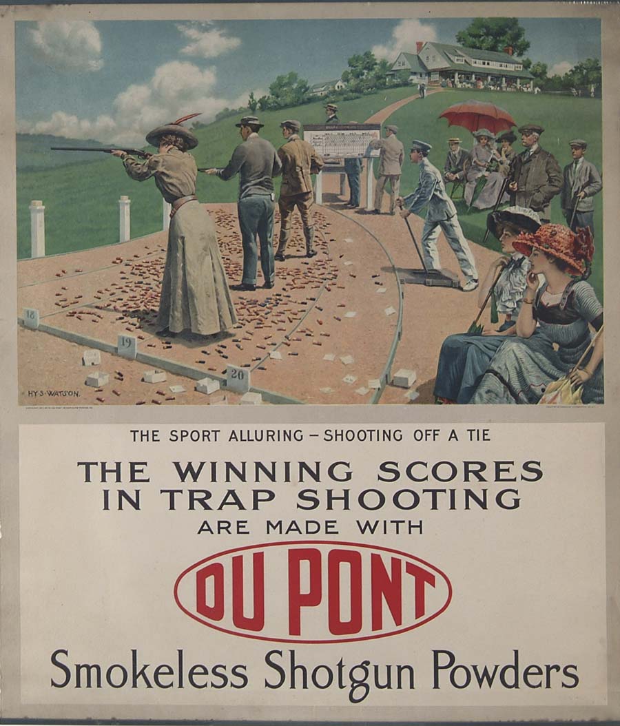 Appraisal: SPECTACULAR DUPONT ADVERTISING POSTER Fine early multicolored poster by H