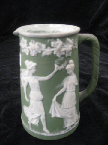 Appraisal: German Jasperware Creamer maidens in garden