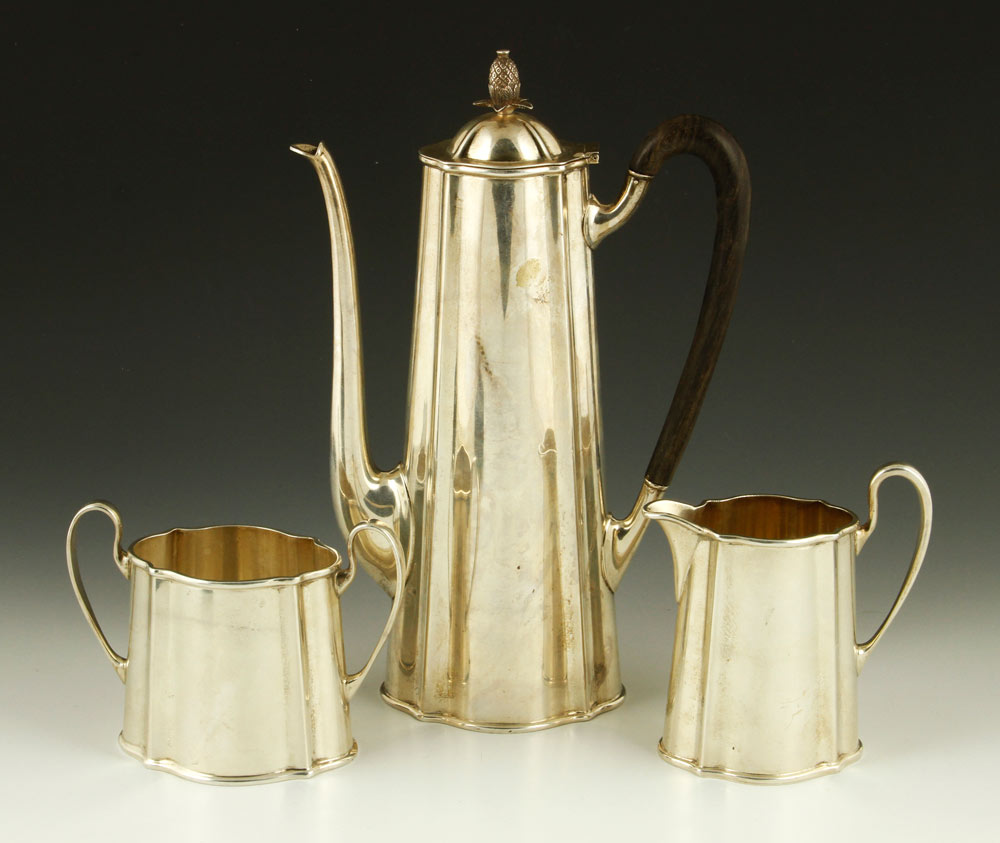 Appraisal: - Randahl Sterling Coffee Set Randahl sterling piece coffee set