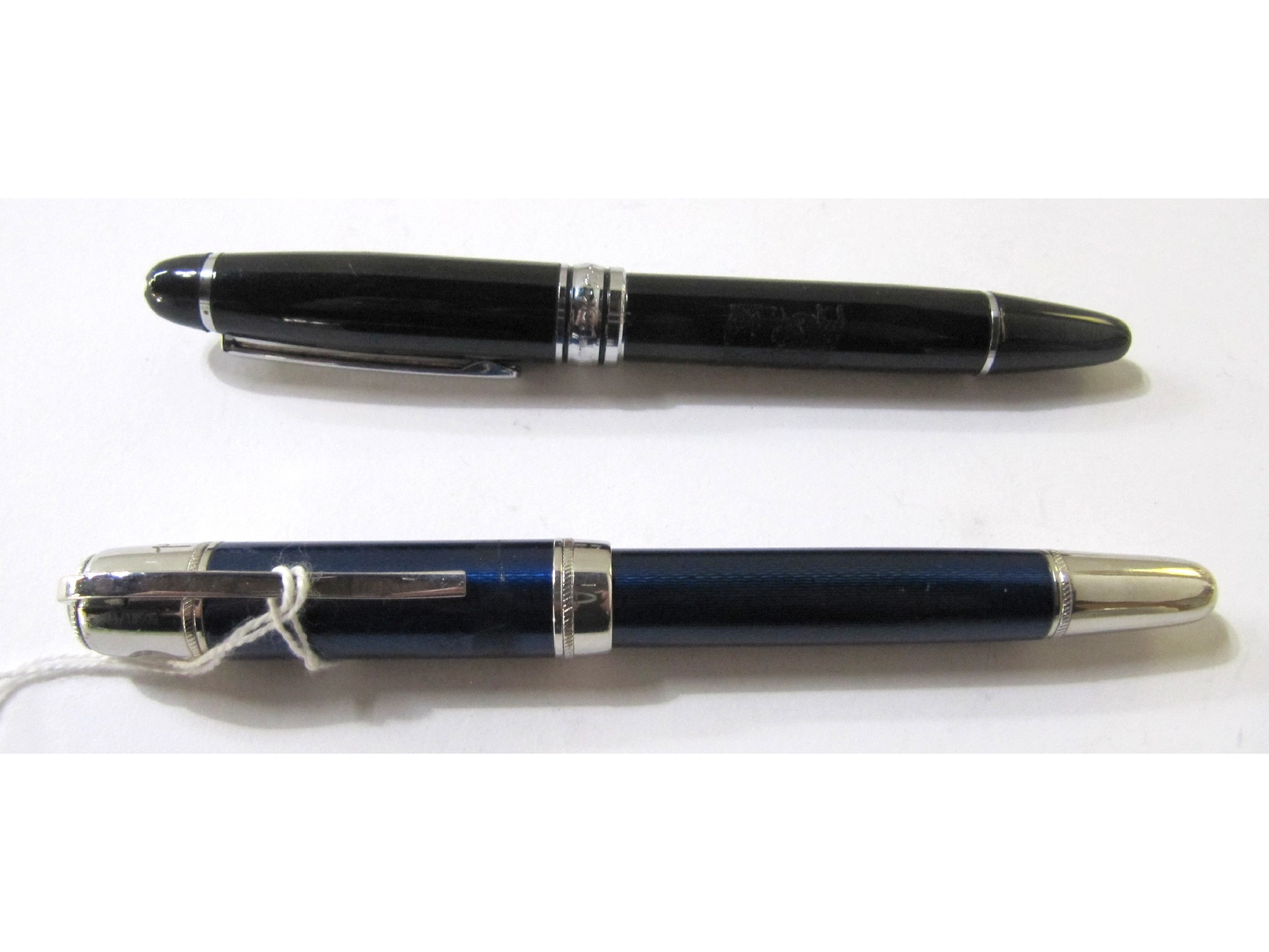 Appraisal: A lot comprising two pens one marked Montblanc