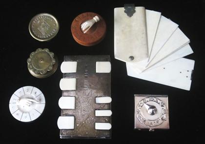 Appraisal: Collection of Whist counters th century