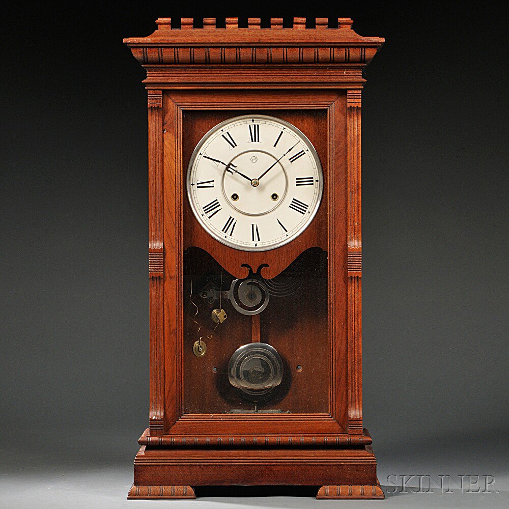 Appraisal: Seth Thomas Garfield Shelf Clock Thomaston Connecticut c with walnut