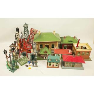 Appraisal: Assorted Train Accessories Four boxes of assorted train accessories For