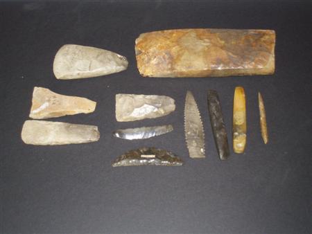 Appraisal: A collection of Neolithic Scandinavian flint implements circa B C