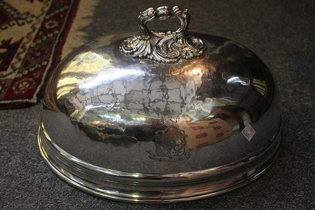 Appraisal: A COLLECTION OF MISCELLANEOUS SILVER PLATE including a Victorian meat