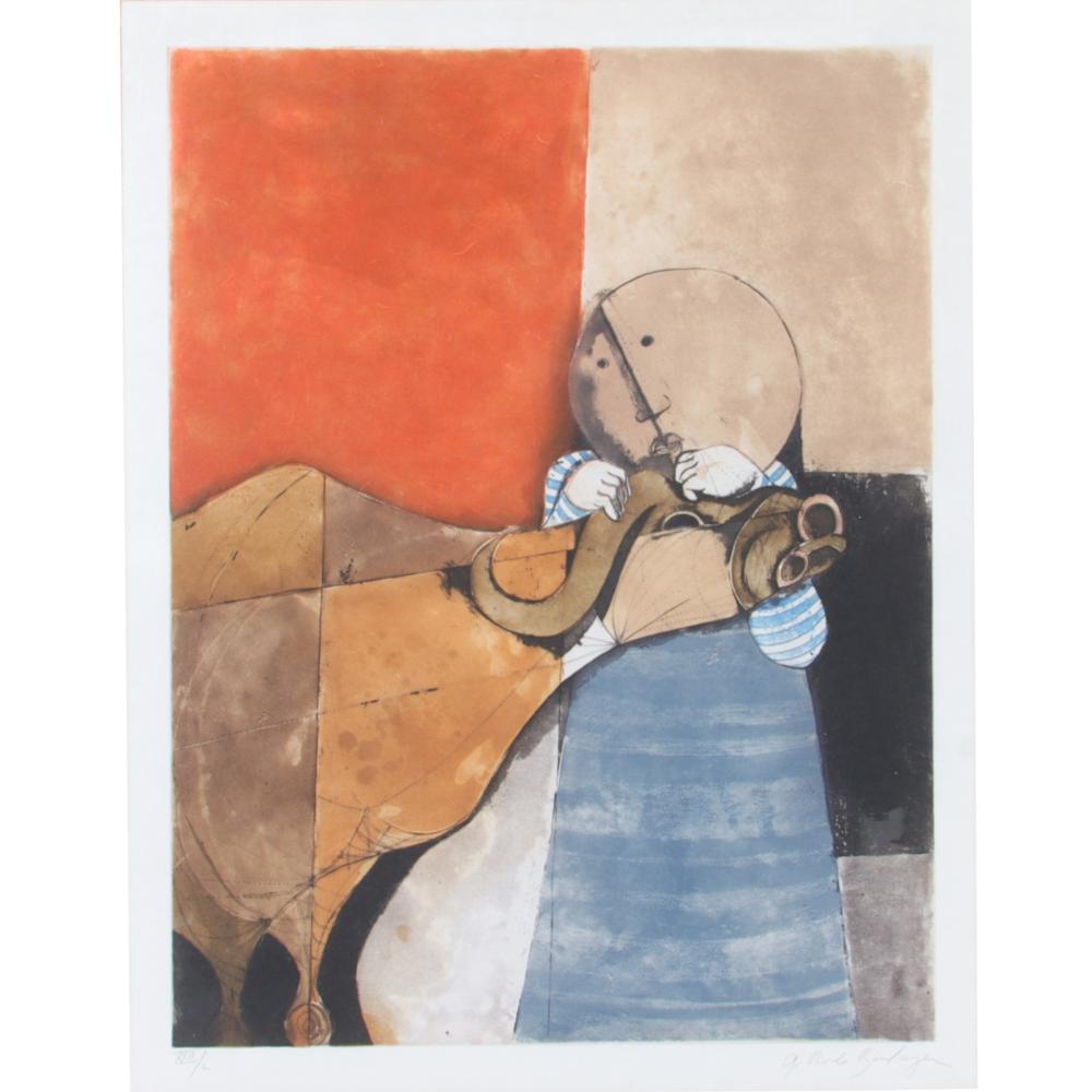 Appraisal: GRACIELA RODO BOULANGER BOLIVIA B BOEUF TRANQUILLO COLOR LITHOGRAPH LIMITED