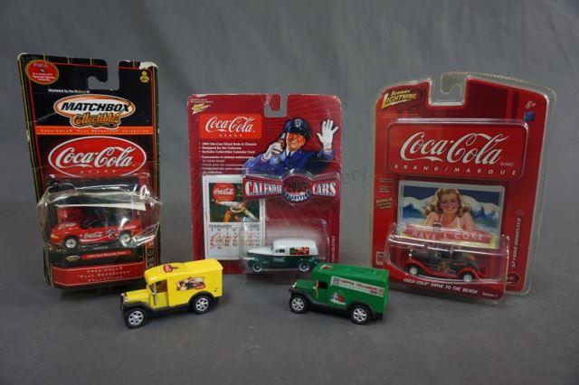 Appraisal: Coke Toys Matchbox Johnny Lightning and Open Unopened and open