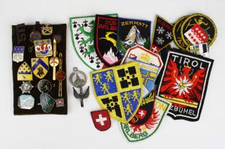 Appraisal: Lot Of S Patches and pins from various European locales