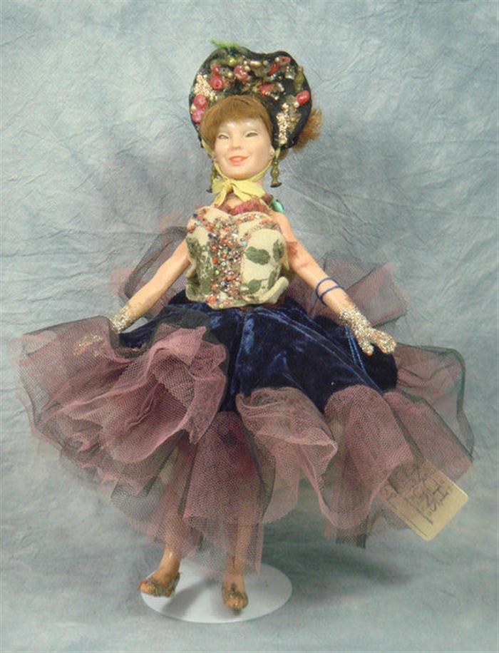 Appraisal: Shirley McClain Doll rubber bendable body inches tall not marked