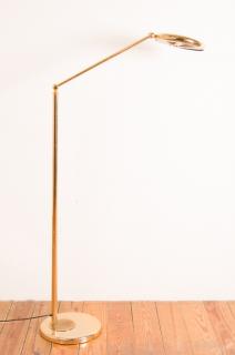 Appraisal: Italian Relco Mid Mid-century modern adjustable brass floor lamp with