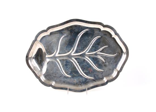 Appraisal: An American Sterling Silver Well and Tree Platter International Width