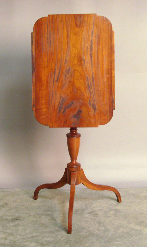 Appraisal: Federal cherry candlestand th c h w