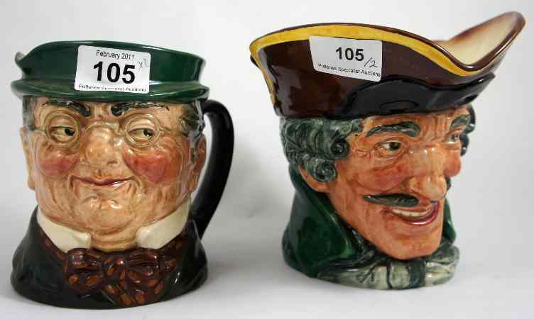 Appraisal: Royal Doulton Large Character Jug Dick Turpin D and Mr