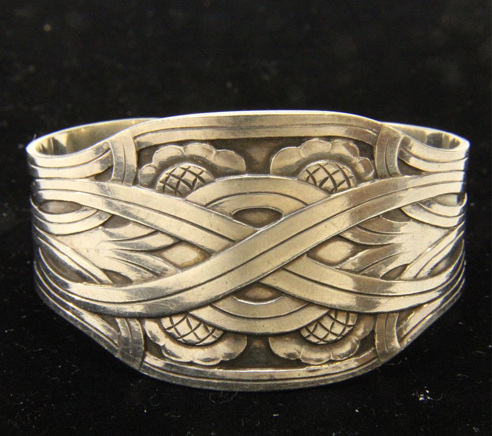 Appraisal: Georg Jensen Celtic Bracelet Nielsen A sterling silver Georg Jensen