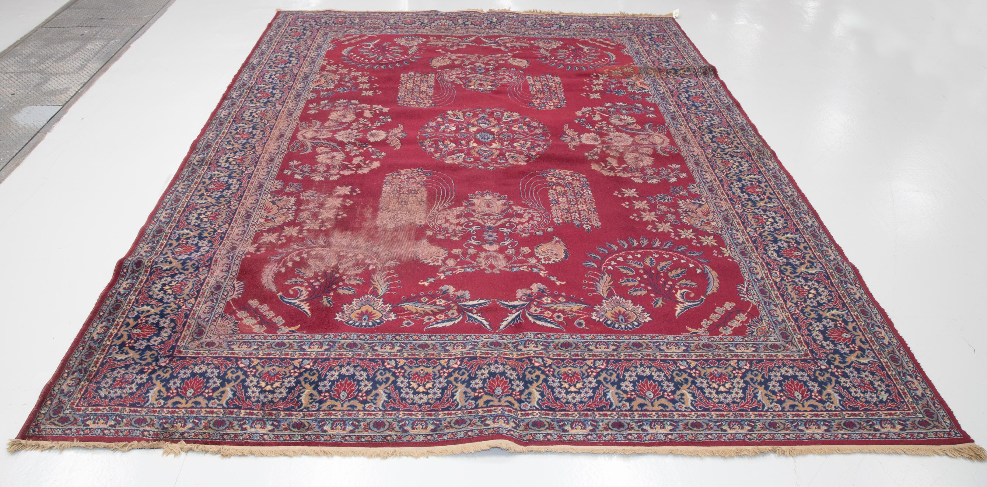 Appraisal: TURKISH SPARTA CARPET X Third quarter- th century hand-knotted wool