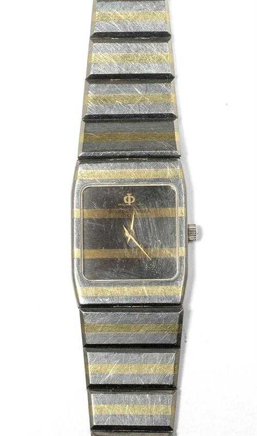 Appraisal: LADY'S WRISTWATCH BAUME MERCIER s Steel and yellow gold Model