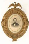 Appraisal: MEMORIAL PORTRAIT - engraving of Abraham Lincoln by O Pelton