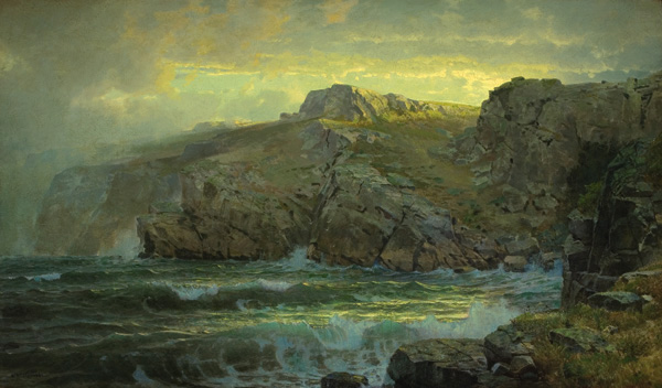 Appraisal: RICHARDS WILLIAM TROST American - ''Conanicut Island from Gray Cliff