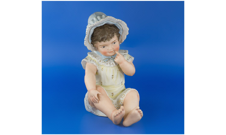 Appraisal: Bisque Piano Baby Doll inches in height