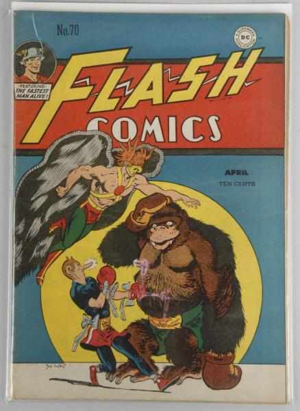 Appraisal: Flash Comics No Description This issue lays lat and would