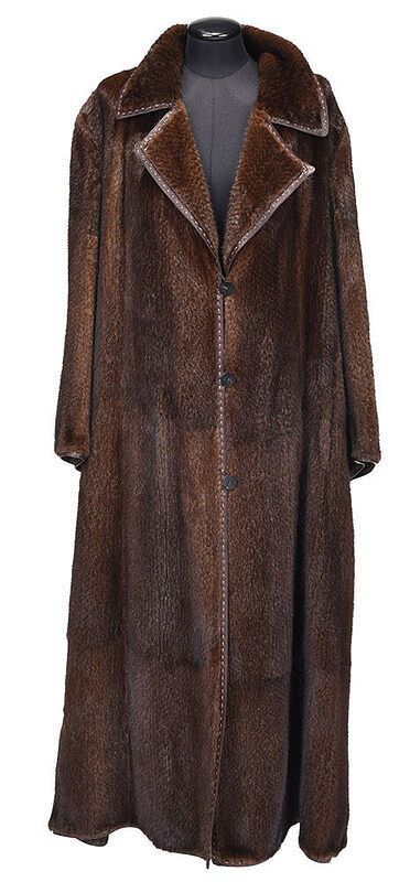 Appraisal: Full Length Fendi Mink Fur Coat th century label for