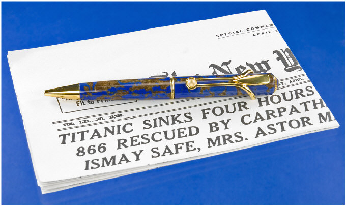 Appraisal: Visconti 'Titanic' Limited Edition Roller ball with box and newspaper