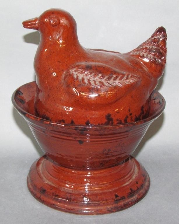 Appraisal: NED FOLTZ DUCK COVERED COMPOTEsigned and dated no damage