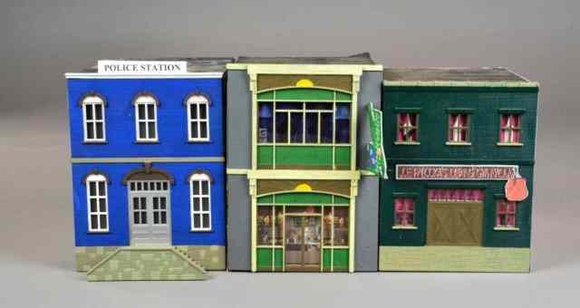 Appraisal: MODEL BUILDINGSTo include Ball's Poolhouse and JCE Balooka's Boxing Gymnasium