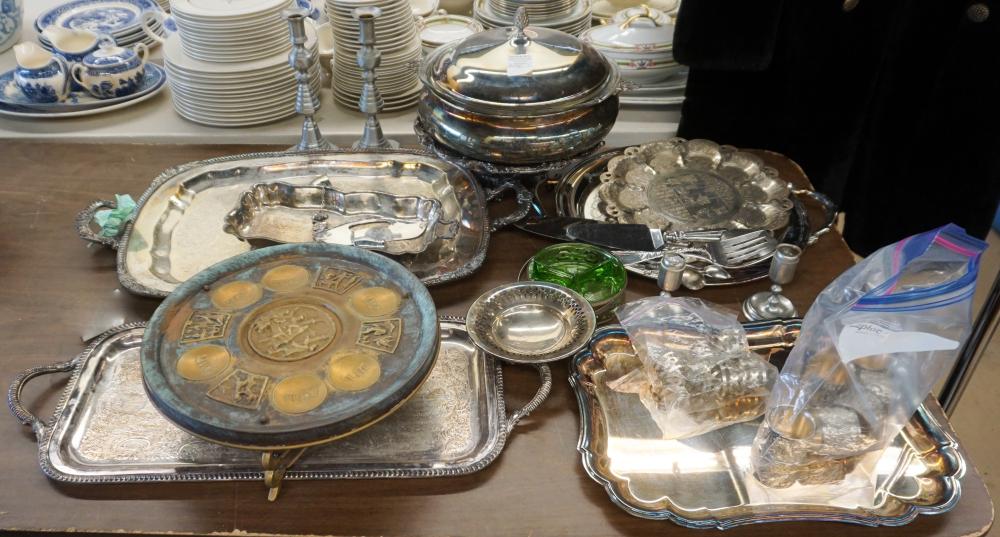 Appraisal: Collection of Assorted Silver Plate Table Articles