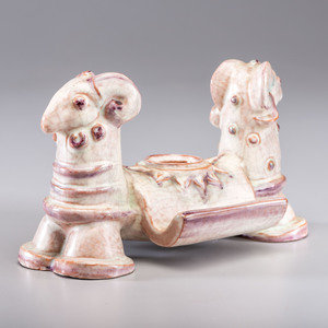 Appraisal: Kieler Kunst-Keramik German th Century Inkwell circa - glazed earthenware