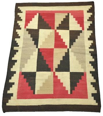 Appraisal: A Diamonds Navajo Ganado Wool Rug Approx '- x '-