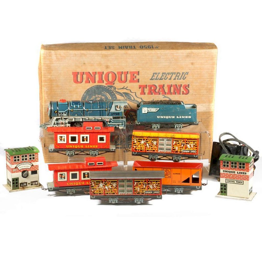 Appraisal: Unique Trains O Gauge Set Plus Extras -Pcs Unique Trains