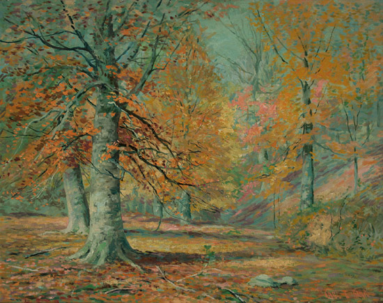 Appraisal: Carl Christopher Graf American - Autumn Woodland Signed Carl C