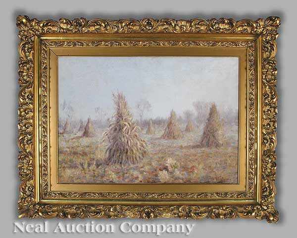 Appraisal: Paul Paul Fontaine Mersereau American Louisiana b Wheat after Gleaning