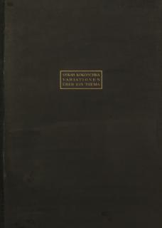 Appraisal: OSKAR KOKOSCHKA AUSTRIAN - Variationen Uber Ein Thema portfolio of