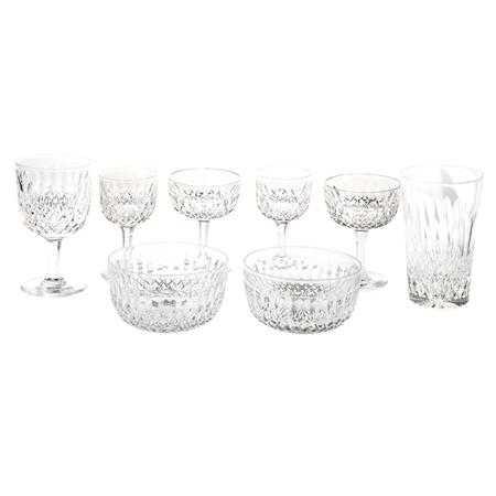 Appraisal: Assembled Glass Stemware Service Estimate -