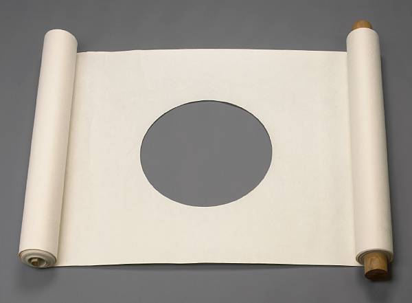 Appraisal: James Lee Byars American - Untitled Performable Scroll c unsigned