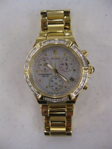 Appraisal: Citizen Eco Drive Ladies Wrist watch abalone dial excellent