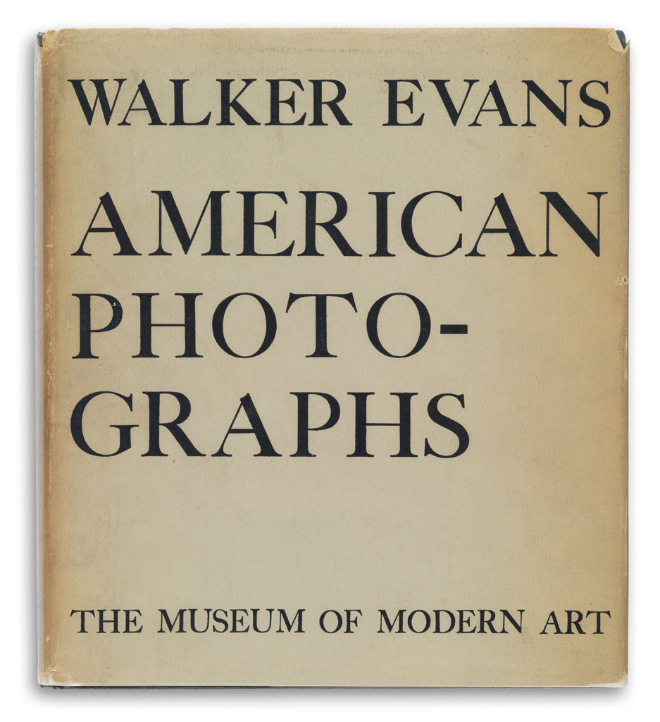 Appraisal: WALKER EVANS American Photographs Essay by Lincoln Kirstein Illustrated with