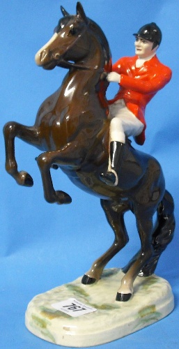 Appraisal: Beswick Huntsman on Rearing Horse slight glaze fault to jacket