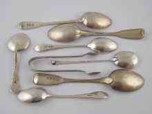 Appraisal: A small quantity of antique and modern silver spoons