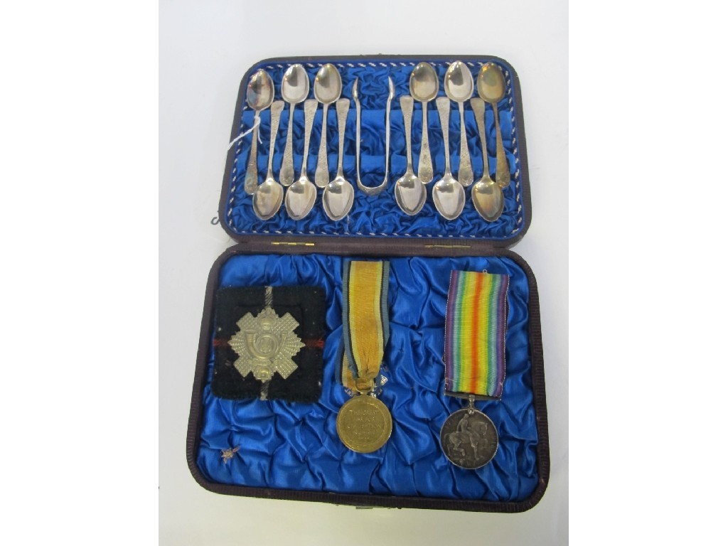 Appraisal: War and victory medals to Pte G D Davidson M