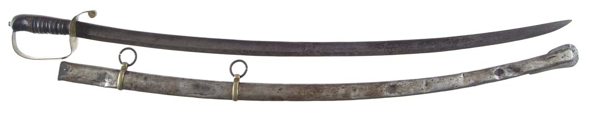 Appraisal: SHARP HAMILTON CONFEDERATE CAVALRY SABER partially stopped fuller Cavalry blade